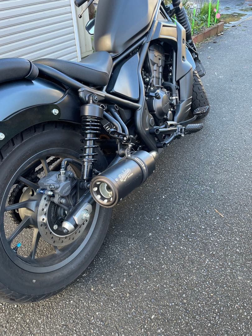 レブル250 ディアブロマフラー　フロントフェンダーセット