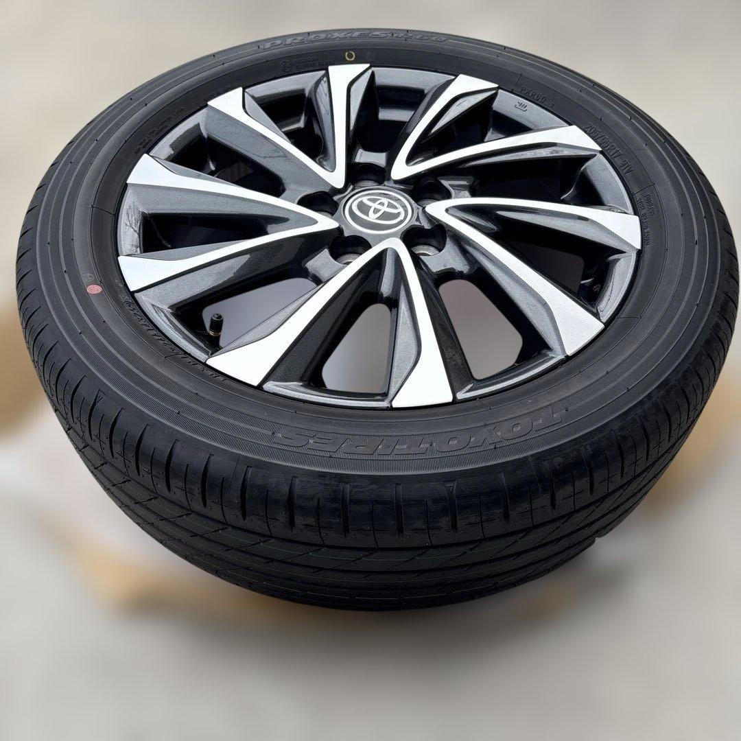 値下！［1/4本目］新車外しトヨタ新型ヴォクシーS-Zハイブリッドホイールタイヤ