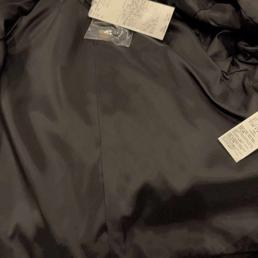 新品 未使用 Max Mara ノーカラージャケット 黒 36 マックスマーラ