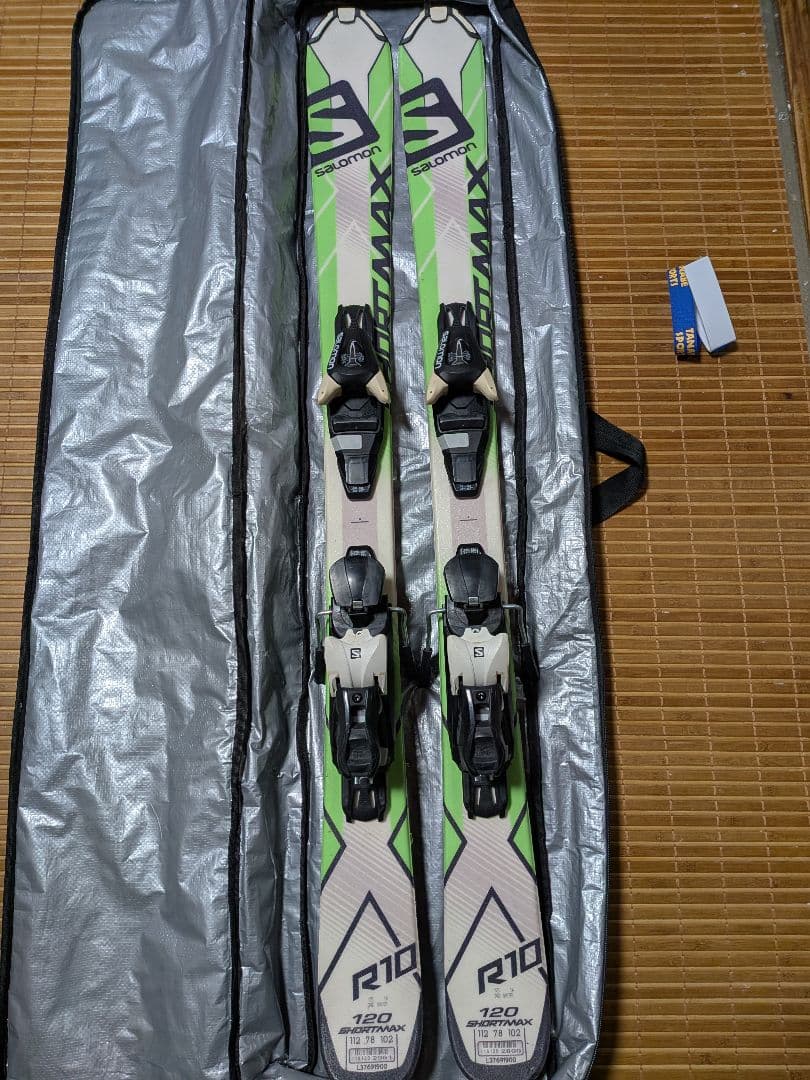 Salomon スキー板 SHORT MAX 120cm 緑/白