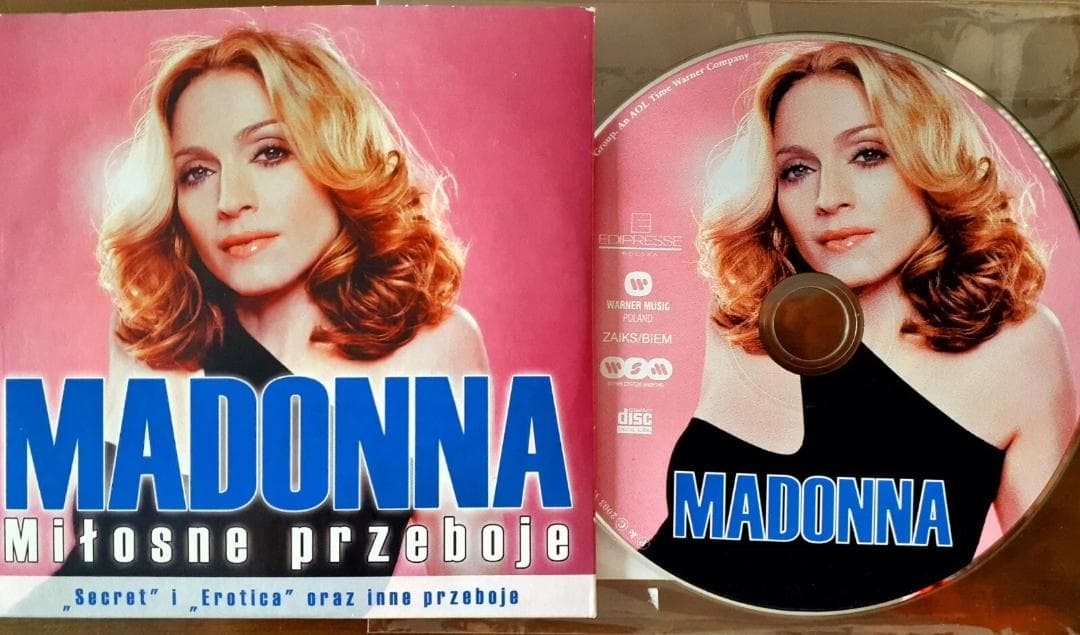 マドンナ　Miosne Przeboje　ポーランド盤 貴重 ミニベスト盤 CD