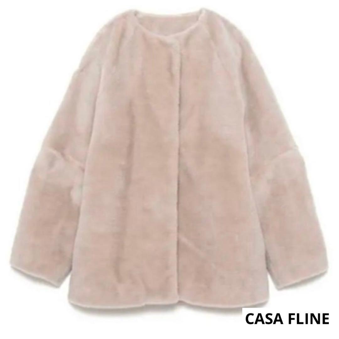 CASA FLINEボアウールファーコート