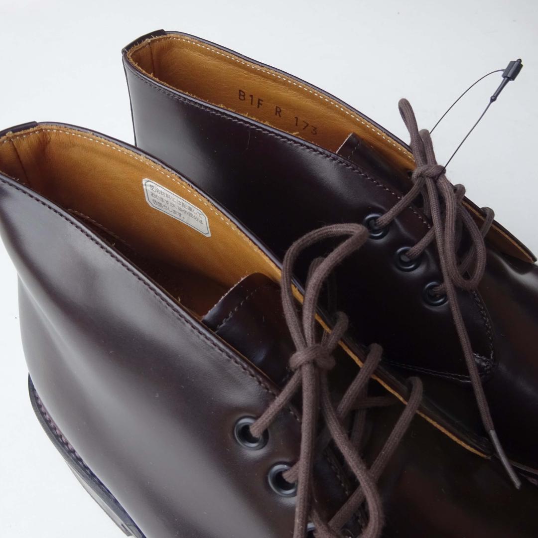 日本製新品廃盤ポロラルフローレン リーガル製 チャッカーブーツ 25.0EEE茶