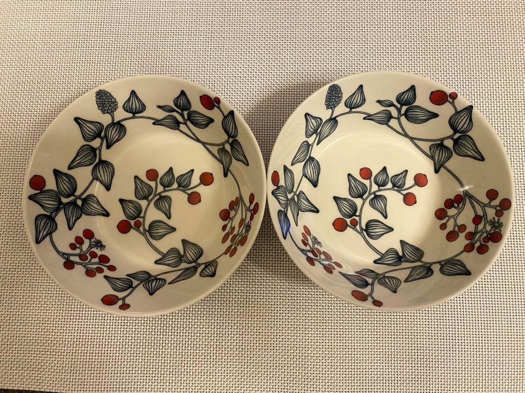 新品　アラビア　ルノ　フロストベリー　ボウル　17cm 2枚 scope