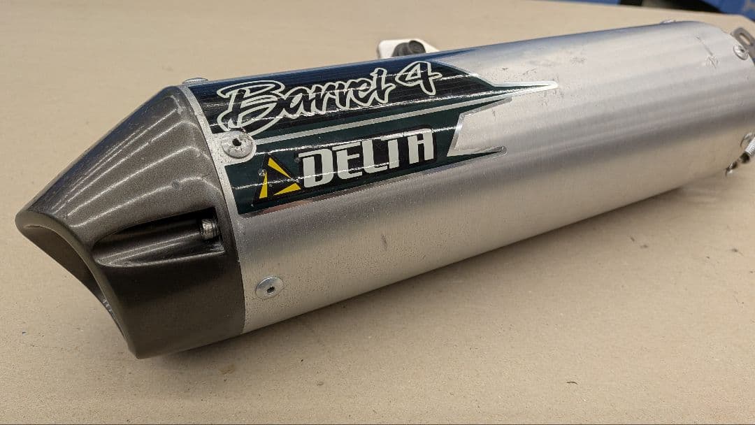 セロー250　トリッカー　XT デルタマフラー　バレル4 エキパイ