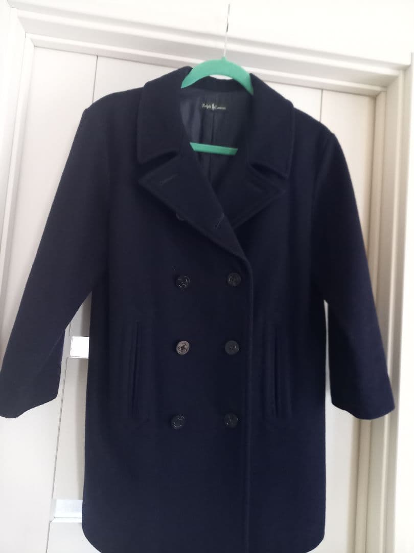 chimaラルフローレン Pコート ネイビー