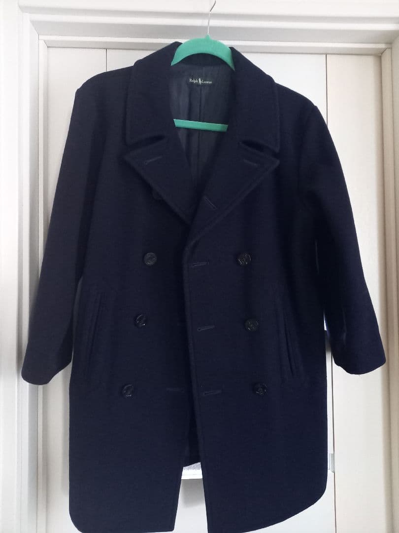 chimaラルフローレン Pコート ネイビー
