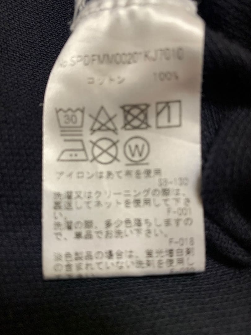 メゾンキツネ ポロシャツ ダブルフォックス L 黒 MAISON KITSUNE