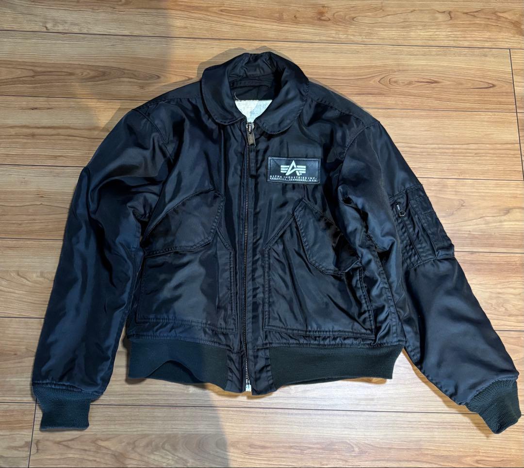 s*.様 CWU-45P フライトジャケット ブラック 黒 80s SCOVIL