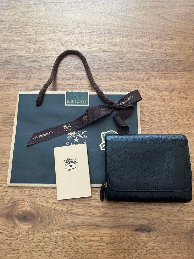 IL BISONTE 二つ折りレザーウォレット