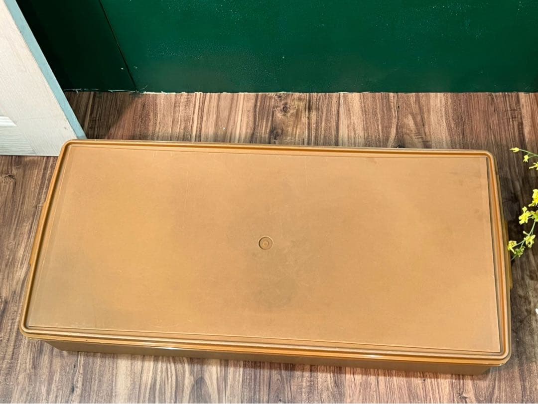 タッパーウェア スーパーケース 特大 インテリア 当時物 容器 昭和レトロ