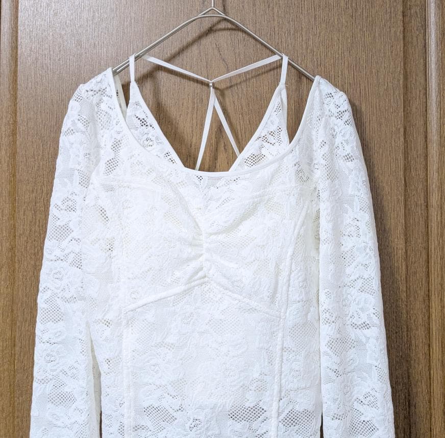 新品 SNIDEL【Chacott】レース柄編みプルオーバー 25SS 今季新作