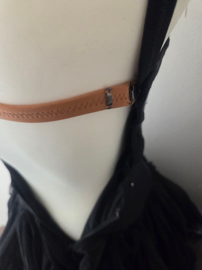 シンプル ブラックドレス スタンダードドレス 社交ダンス　トライアル