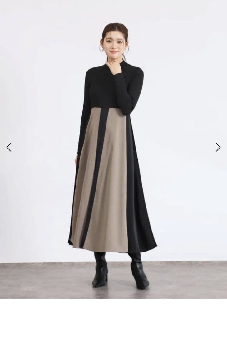 ヤマダヤフェンネル　FENNEL　ニットロングワンピース