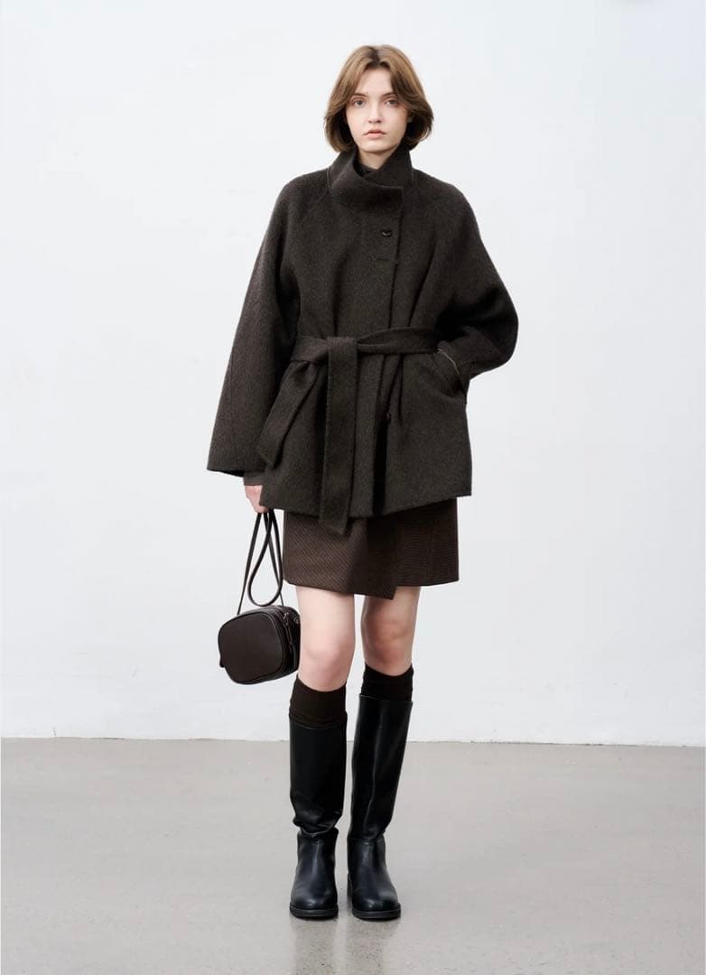 【新品】TAGEECHITA JAPAN フェザーウールミドルコート