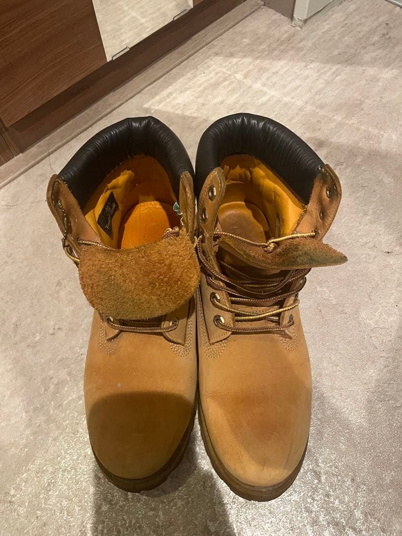 Timberland 防水レザー ワークブーツ