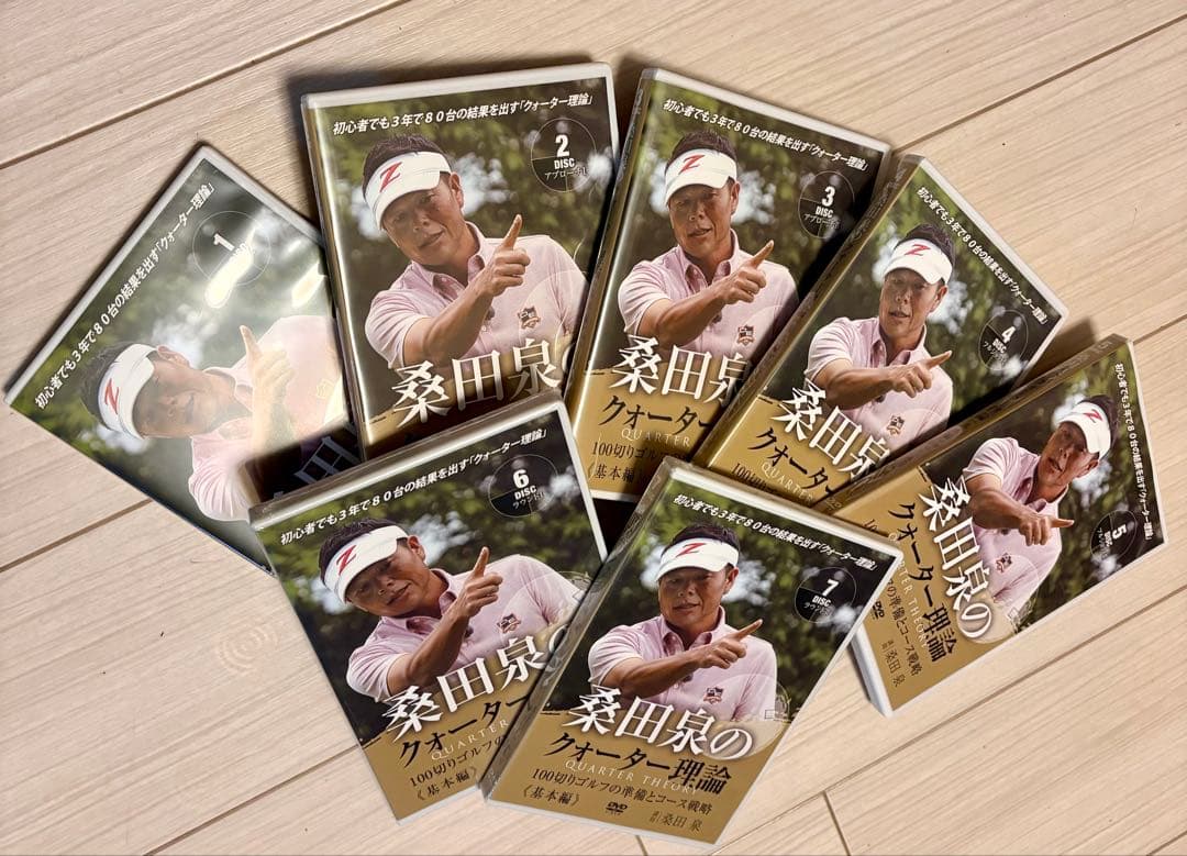 桑田泉 クオーター理論 基本編 全7巻セット DVD 未使用品含む