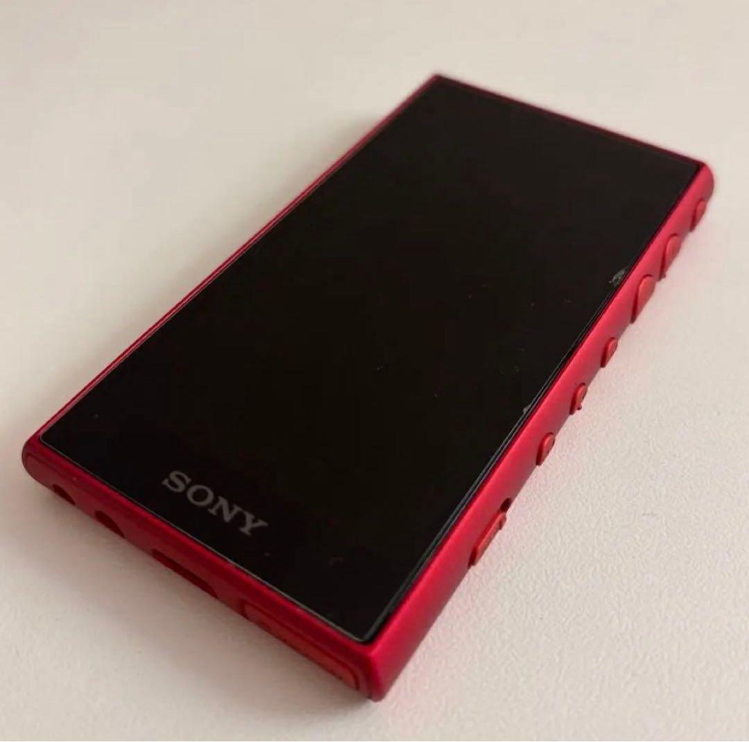 ソニーウォークマンA100シリーズ64GB NW-A107 赤＋SDカード付