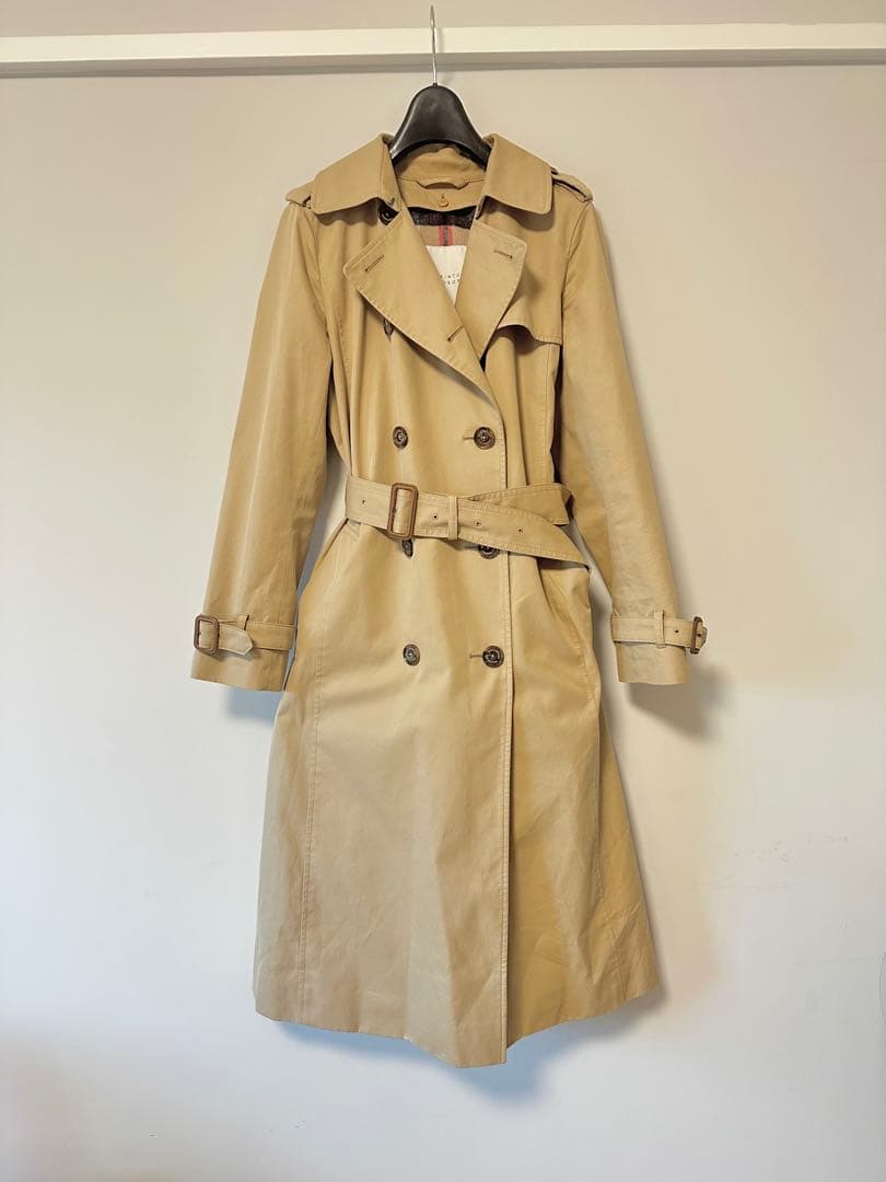 マッキントッシュフィロソフィー ベージュ 定番トレンチコート ライナー付き 36