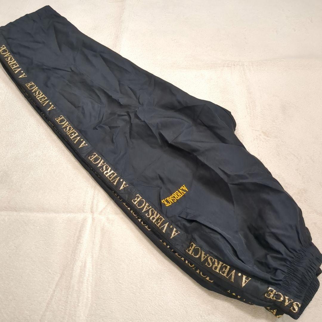 ヴェルサーチ ジャージ セットアップ メデューサ ブラック ゴールド Mサイズ