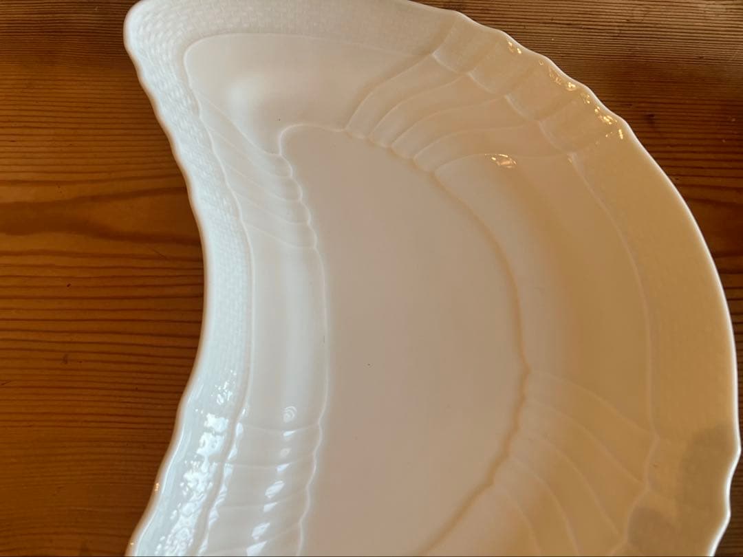 choco　ベッキオホワイト　クレッセント×4 19.5プレート×4