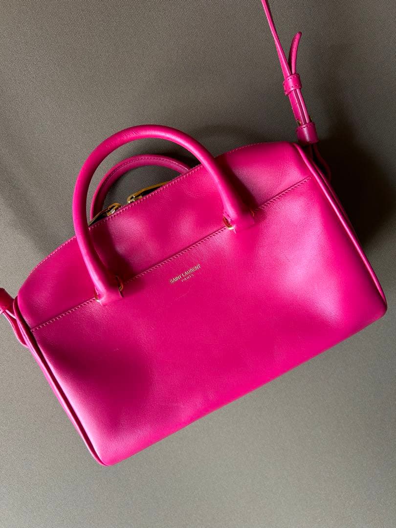 美品　サンローランパリ ベイビーダッフルレザー2Wayショルダーバッグ