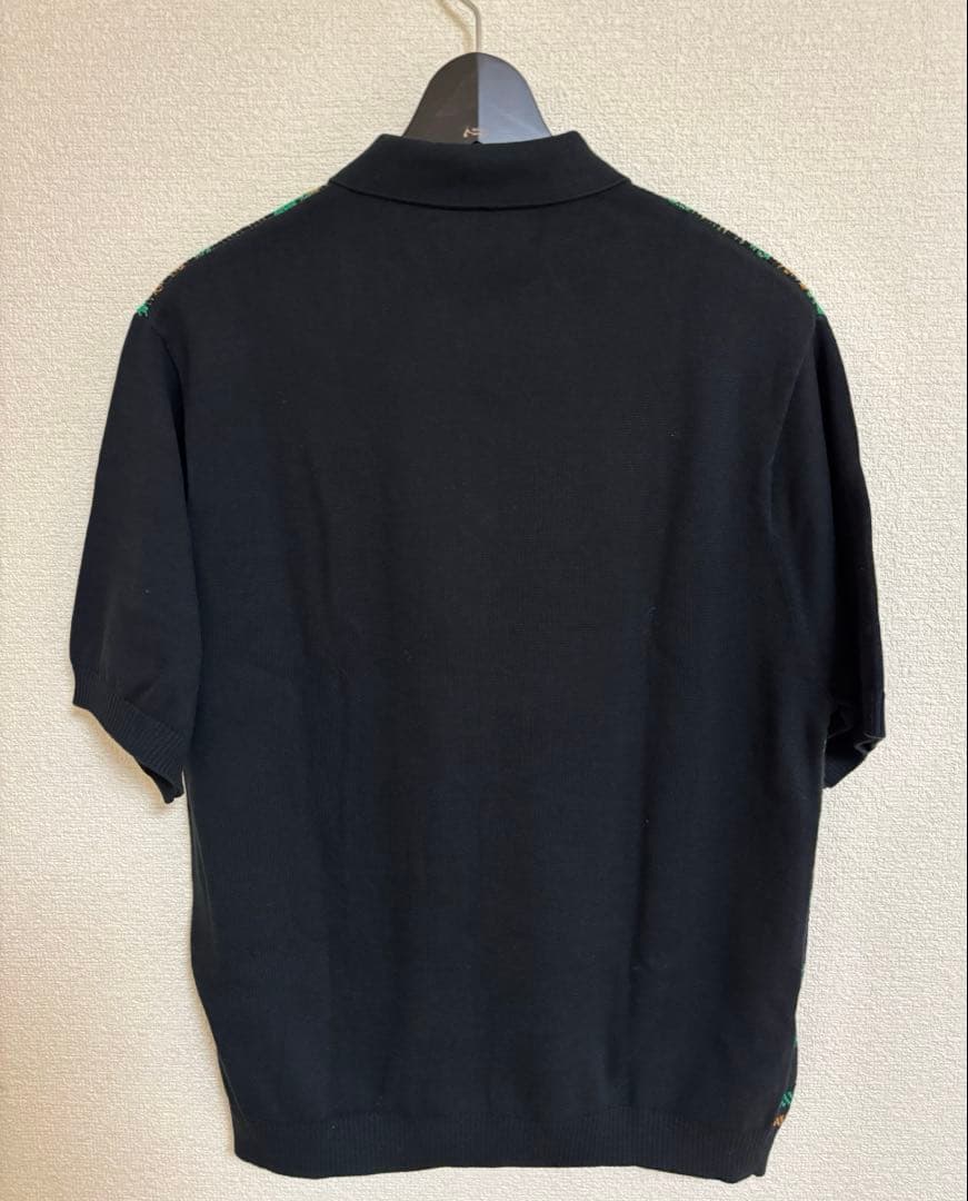 トップス Supreme Plaid Knit S/S Polo \"Black\"