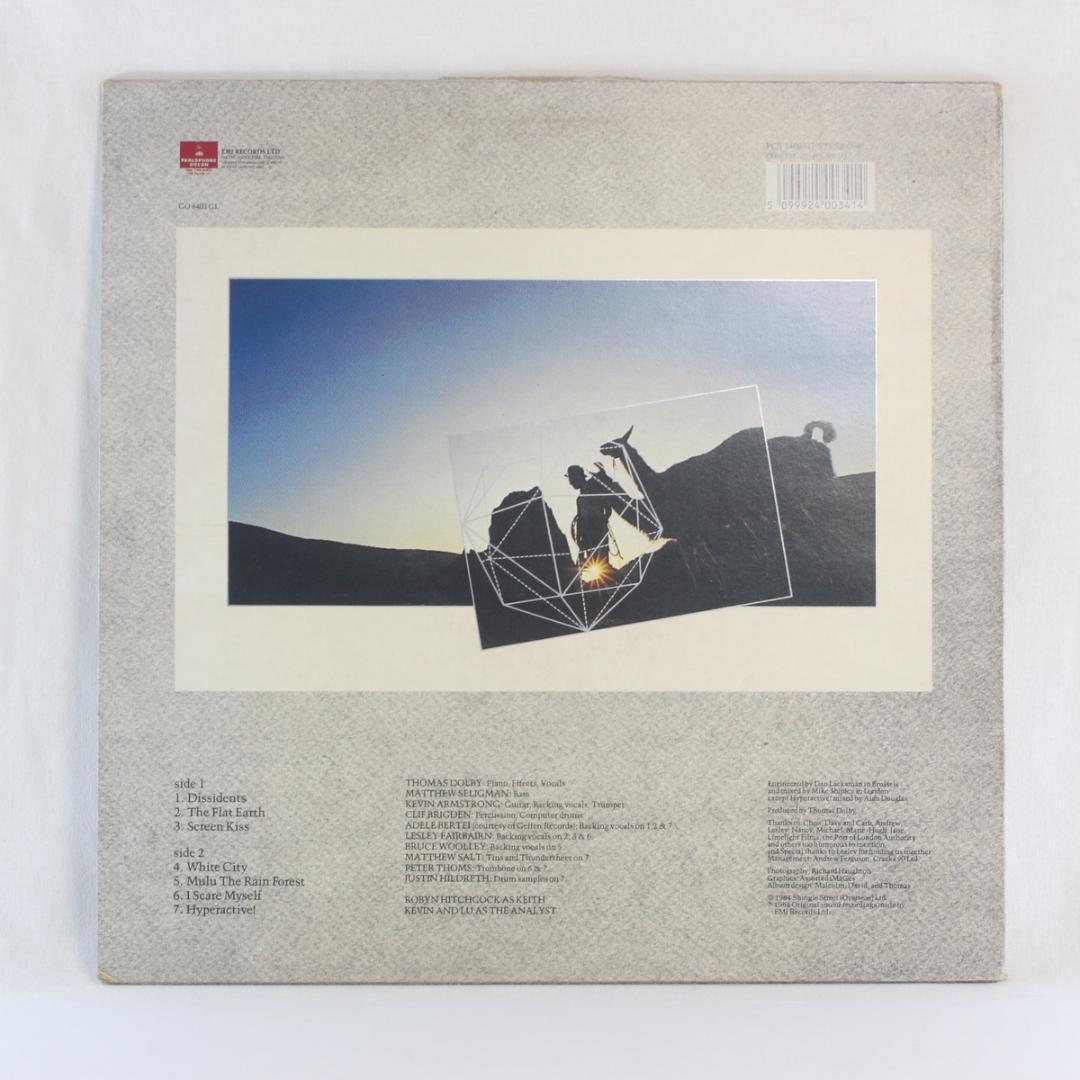 英LP Thomas Dolby The Flat Earth UKオリ初回プレ