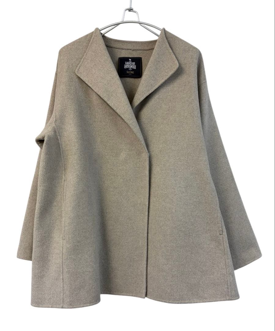 スローブ イエナ HAMILTON ダブルフェイスウールショートコート