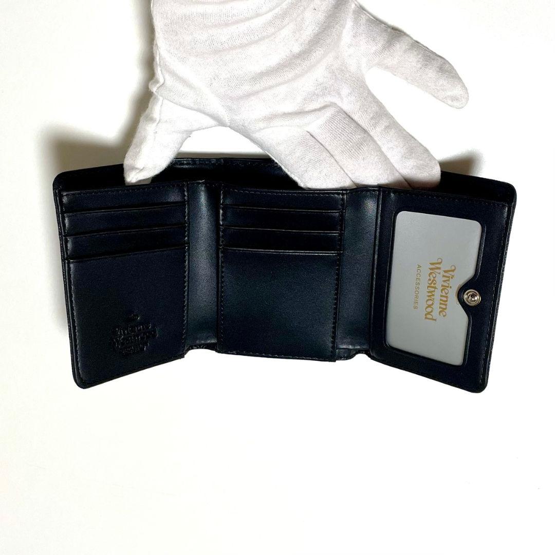 Vivienne Westwood 三つ折り財布 黒813VW131 新品