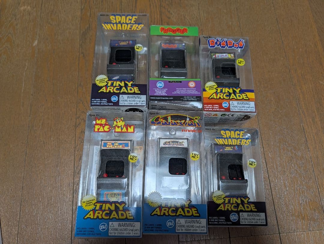 Tiny Arcade ミニアーケードゲーム 6個セット