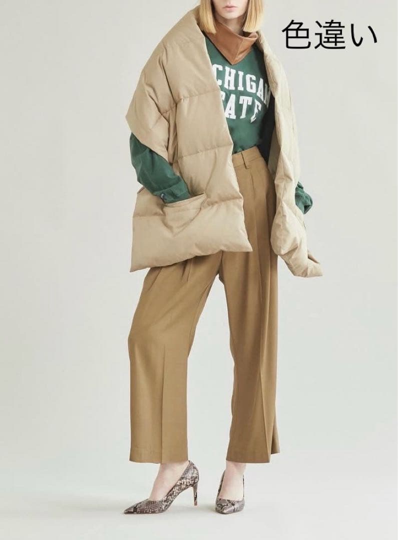 THIRD MAGAZINE ✨ダウンストール マフラー リアルダウン ケープ