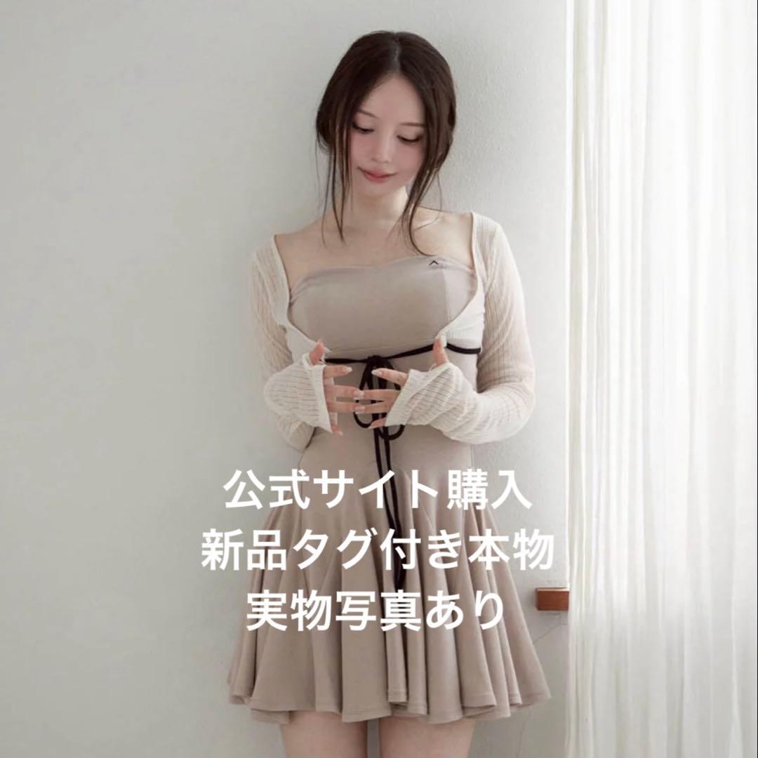 スカート ANDMARY Lona ribbon mini dress