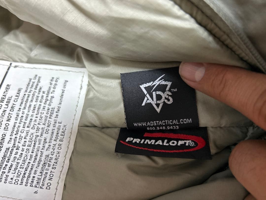 ecwcs gen3 level7 パンツ　プリマロフト　M