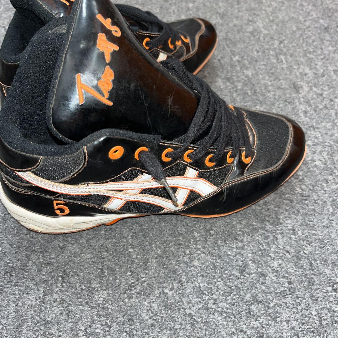 早いもの勝ち　希少　レア　新庄剛志　スパイク　新庄　5 黒　オレンジ　26センチ