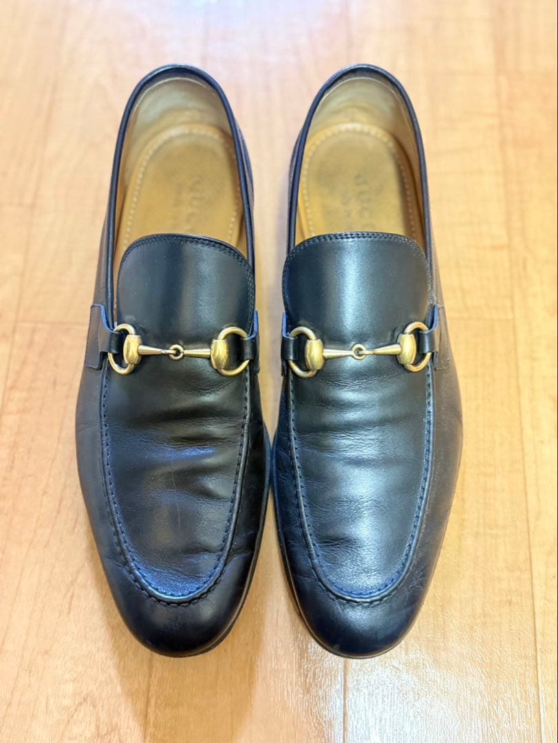 再値下げ【超美品】　GUCCIホースビットローファー 黒 ブラック