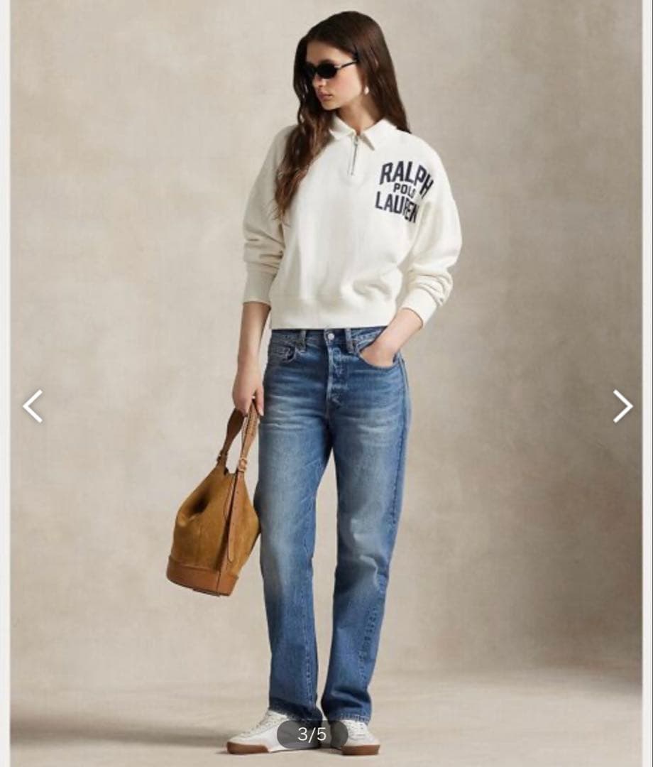 Polo Ralph Lauren ロゴフリースクォータージップ