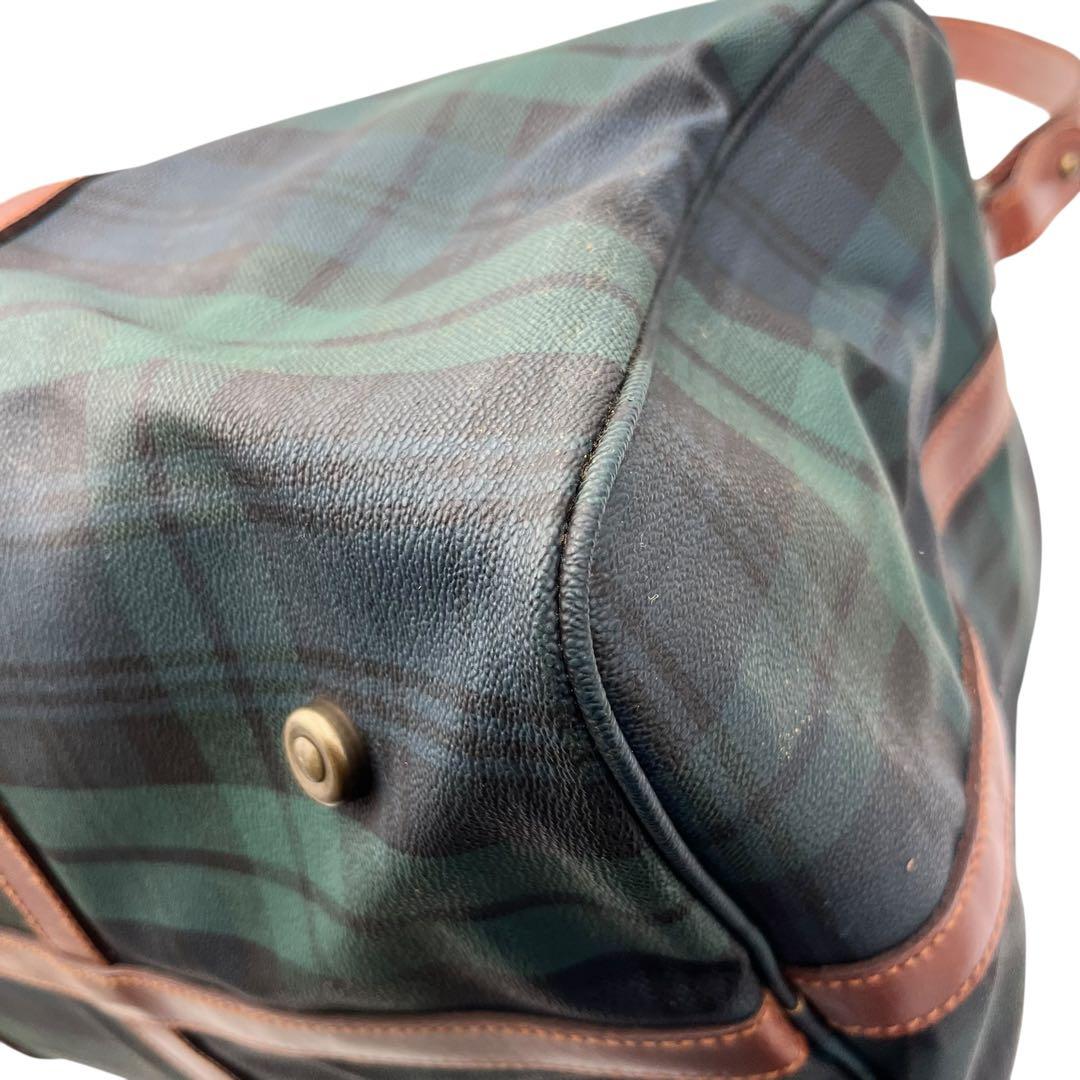 【ブラシ・南京錠付き】RALPH LAUREN ボストンバッグ レザー