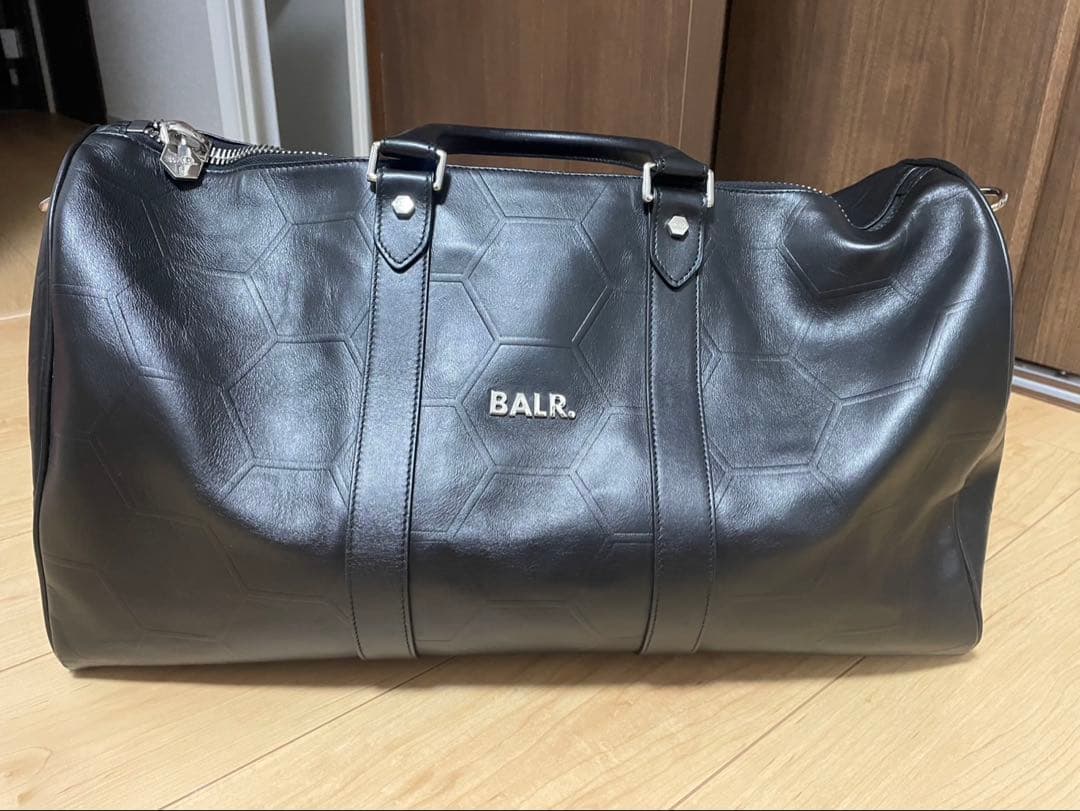 BALR. ブラック ボストンバッグ