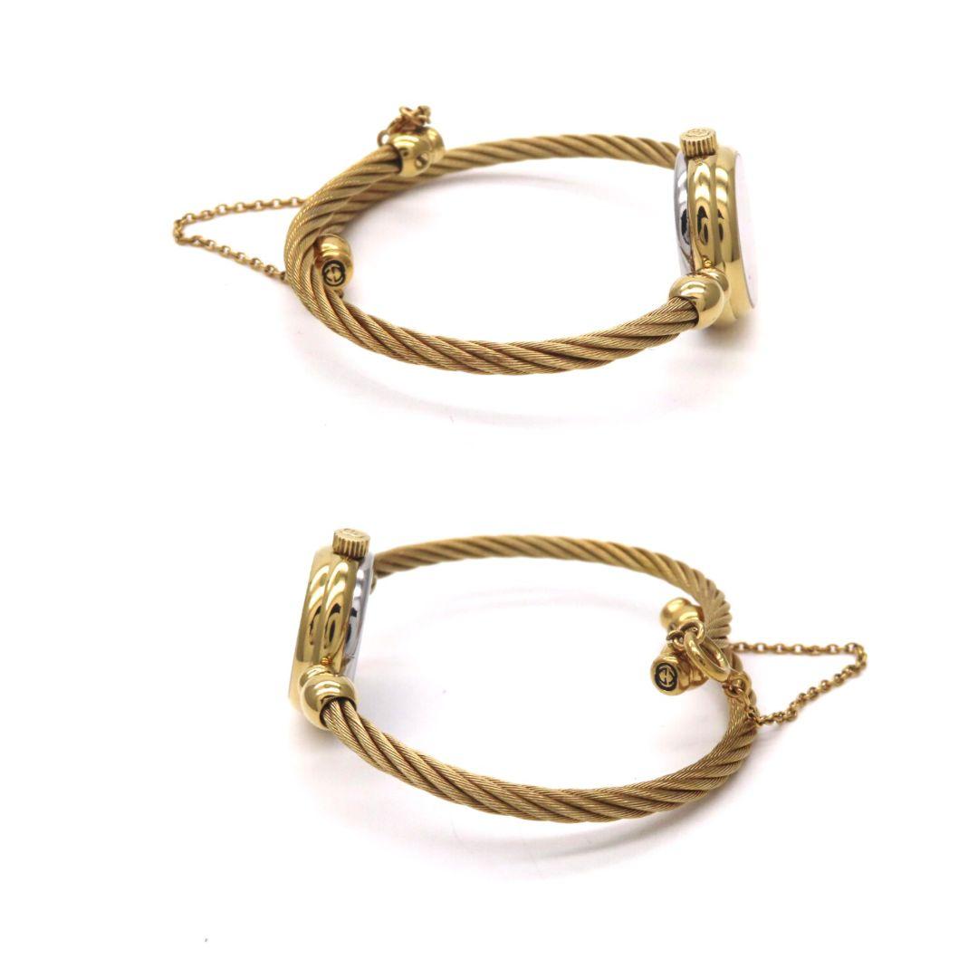 【シェリーライン】GUCCI ‘グッチ 時計‘ GPゴールド バングル☆極美品☆