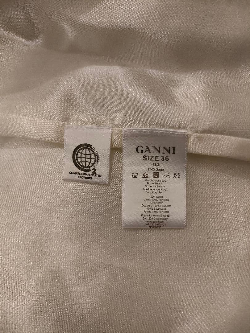 GANNI フリル キルティングジャケット size36