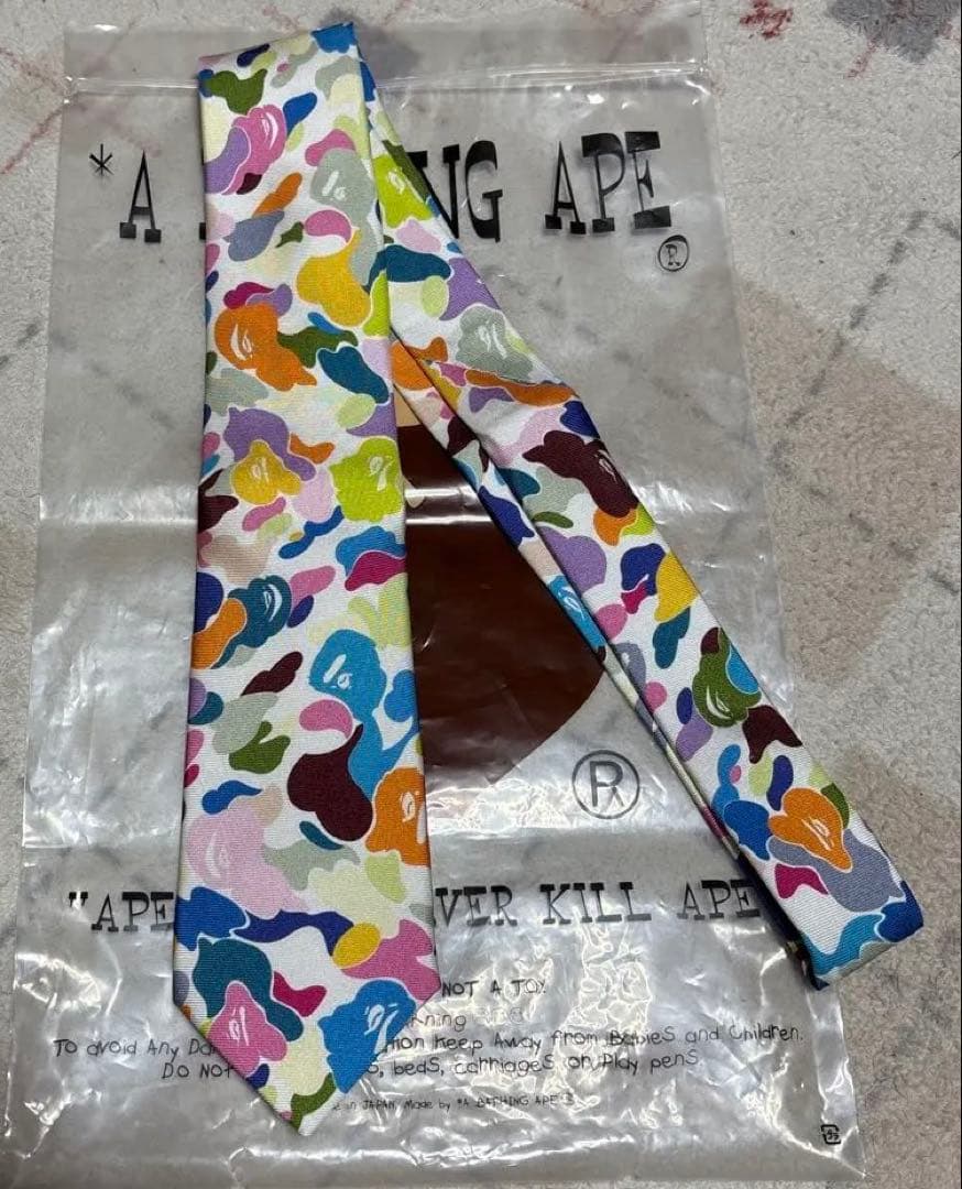 A BATHING APE マルチカモ迷彩ネクタイ