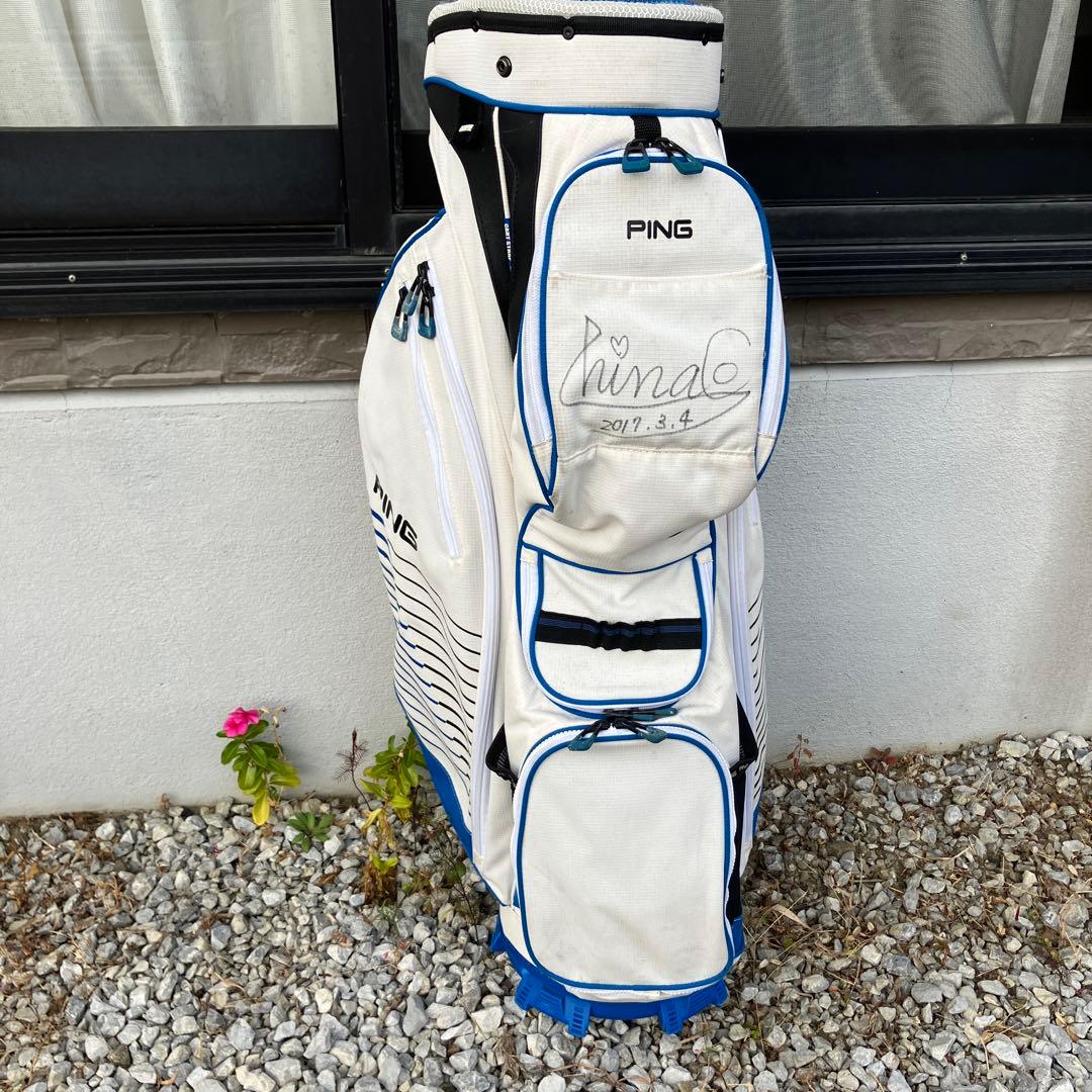 PING ゴルフバッグ ストライプデザイン