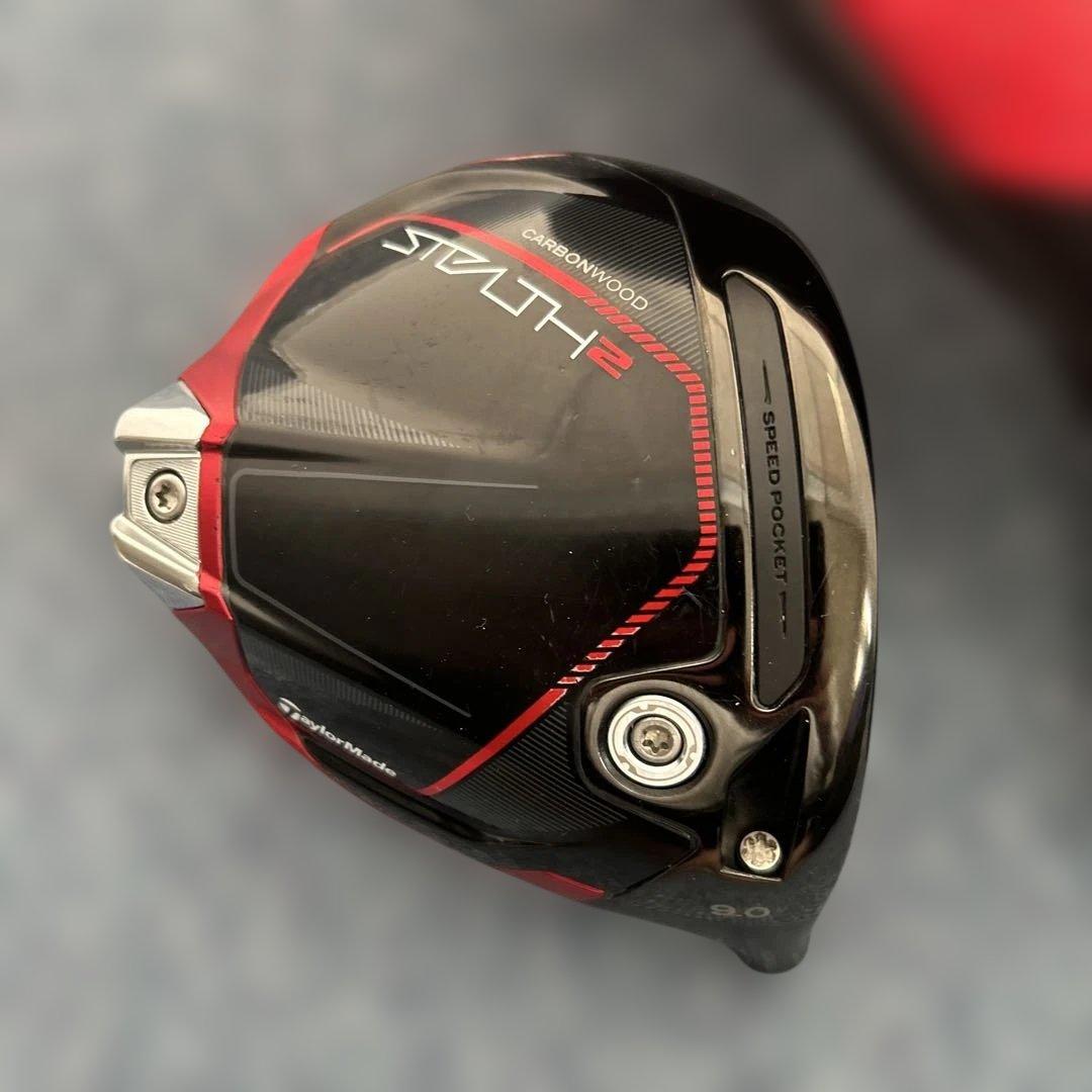 《テーラーメイド》STEALTH2 ステルス2ドライバーヘッド9.0°＋カバー