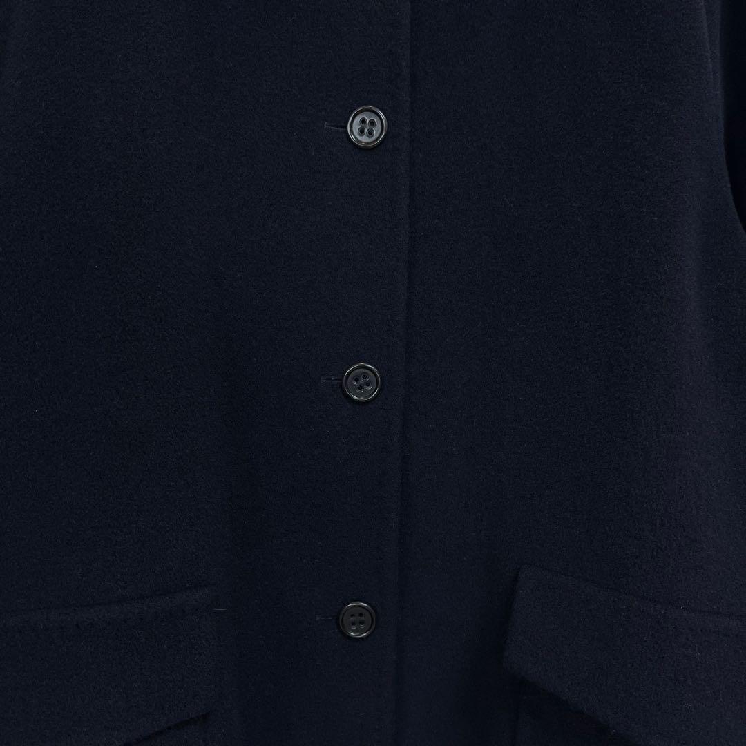 Max Mara カシミヤウール コート ネイビー 白タグ 42