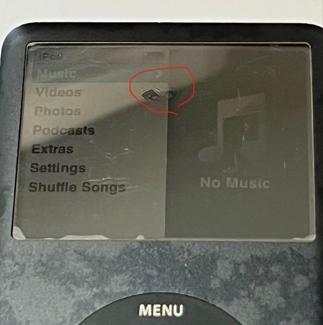 ポータブルプレーヤー iPod Classic 80GB Black