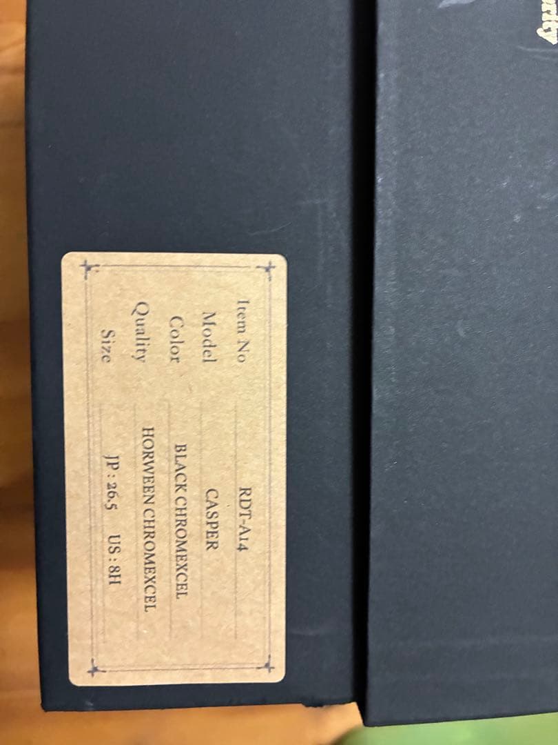 ローリングダブトリオ キャスパー US8.5 クロムエクセルレザー