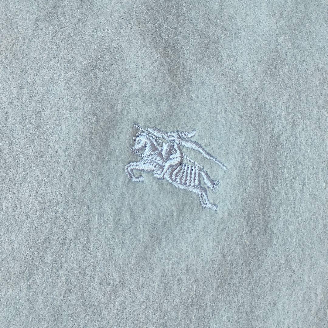 み*ー様 BURBERRY バーバリー マフラー カシミヤ 100% 刺繍 日本