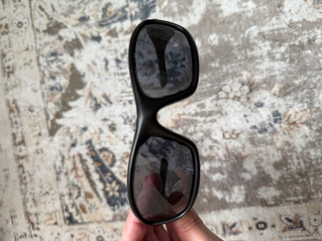 IO着用　Oakley straight jacket ブラック