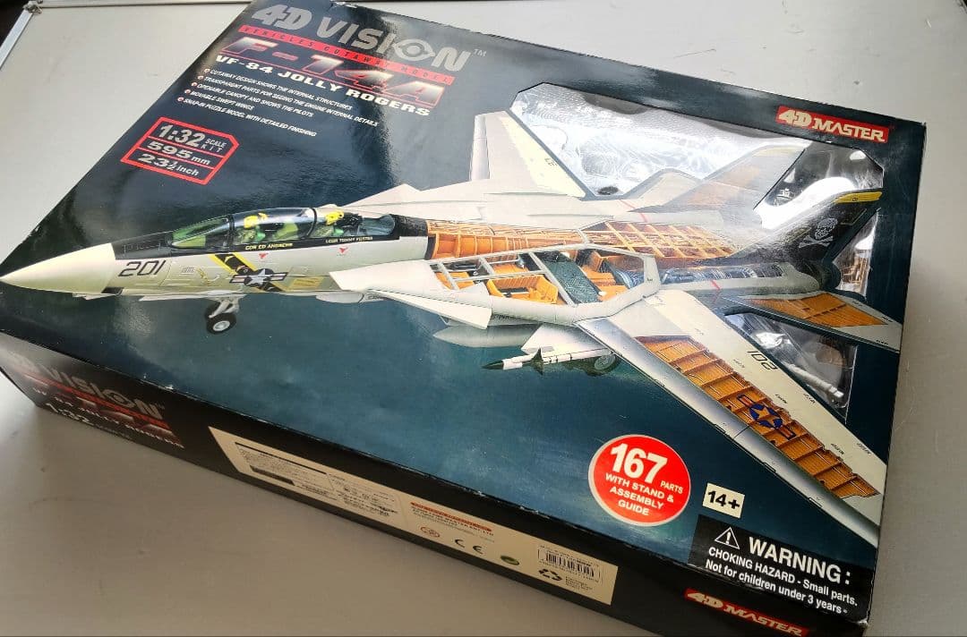 1/32 F14A 　4D VISION ビークルカットモデル　プラモデル